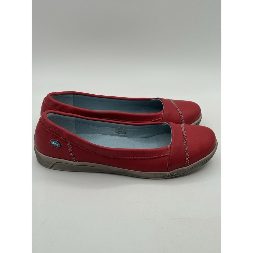 Cloud Acacia Red Womens Slip-On Flats, Size EUR 42 US 10.5M. (Fit like US 9.5)